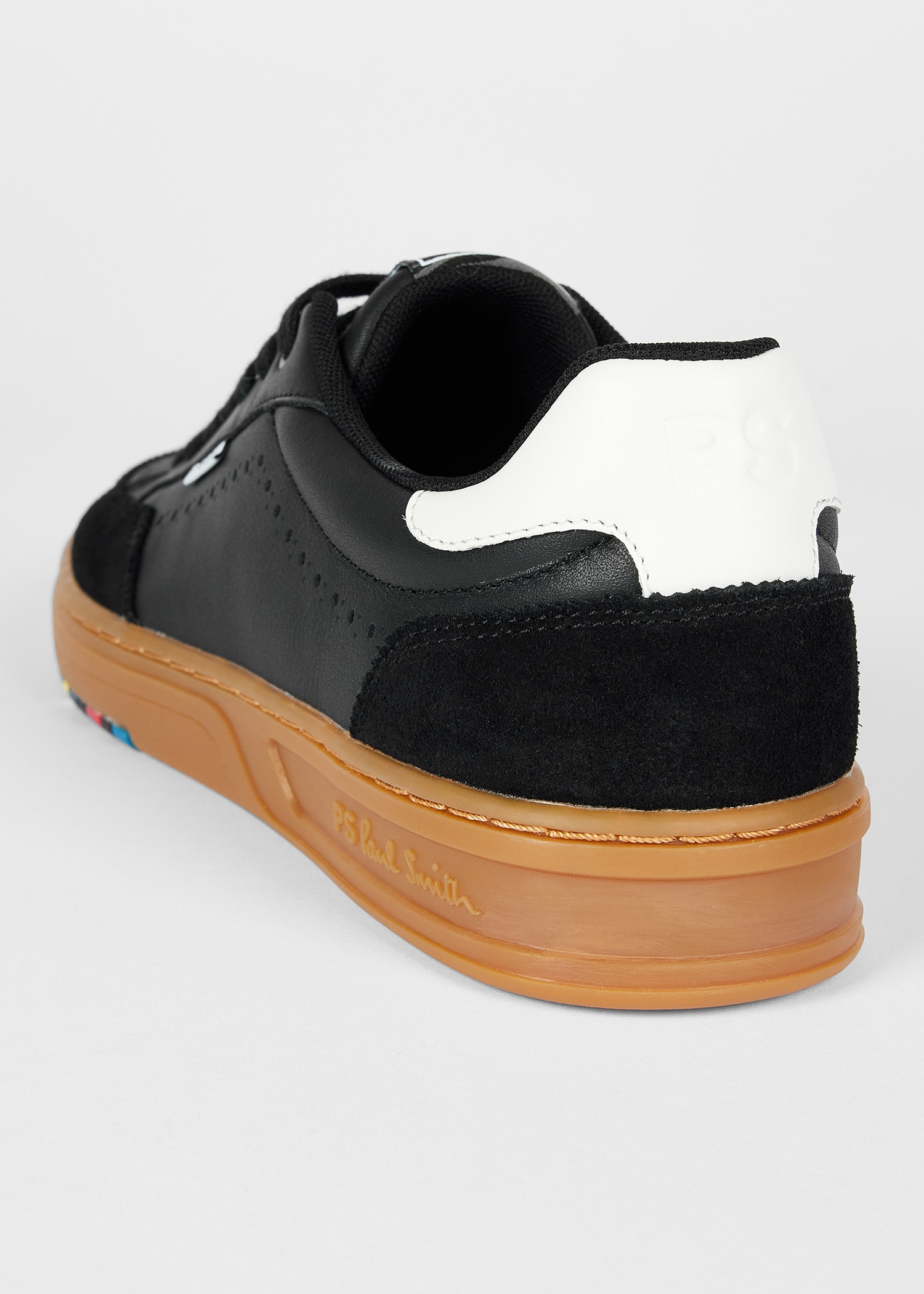 Black Leather 'Hillstar' Trainers - 3