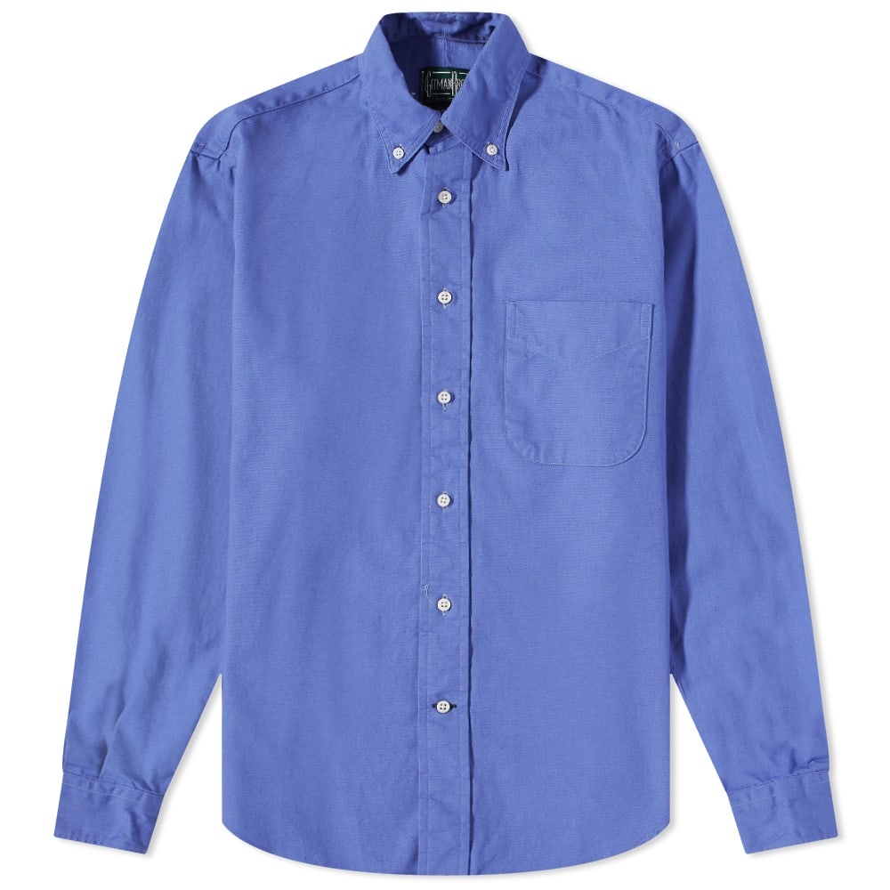 Gitman Vintage Button Down Overdyed Oxford Shirt - END. Excl - 1
