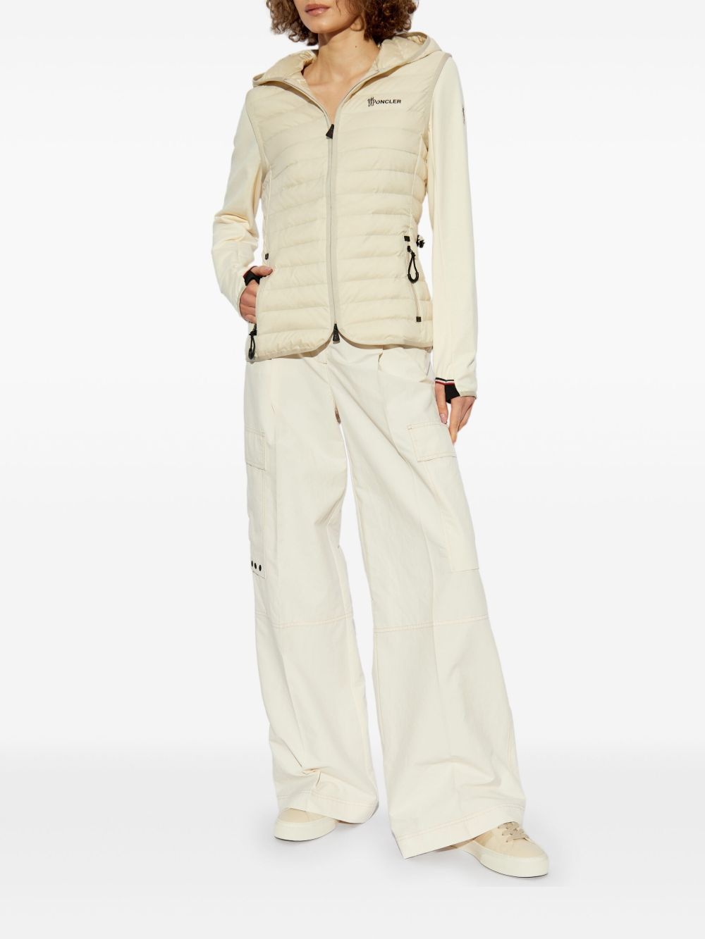 logo-print puffer jacket - 2