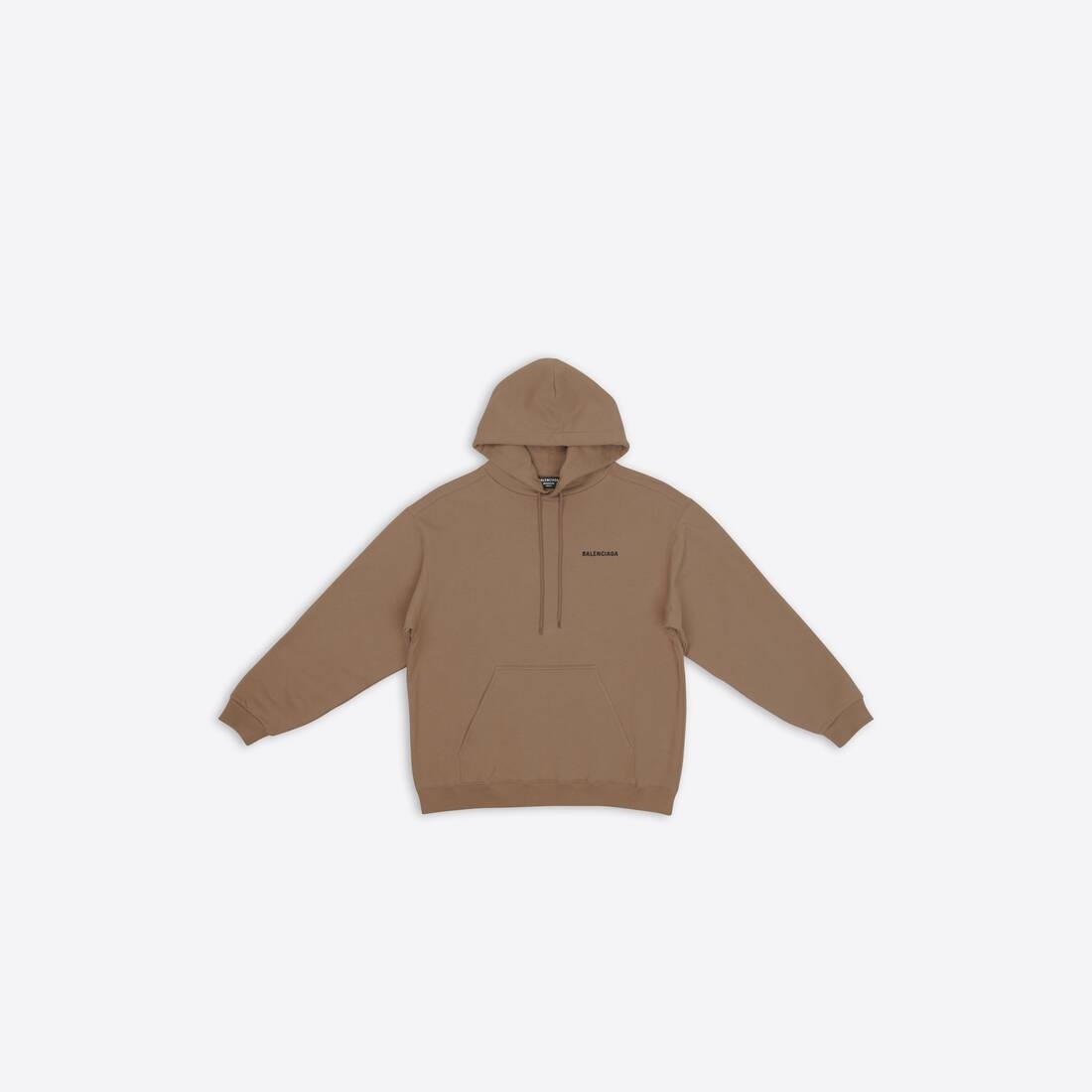 Men's Balenciaga Hoodie Regular Fit in Beige - 1