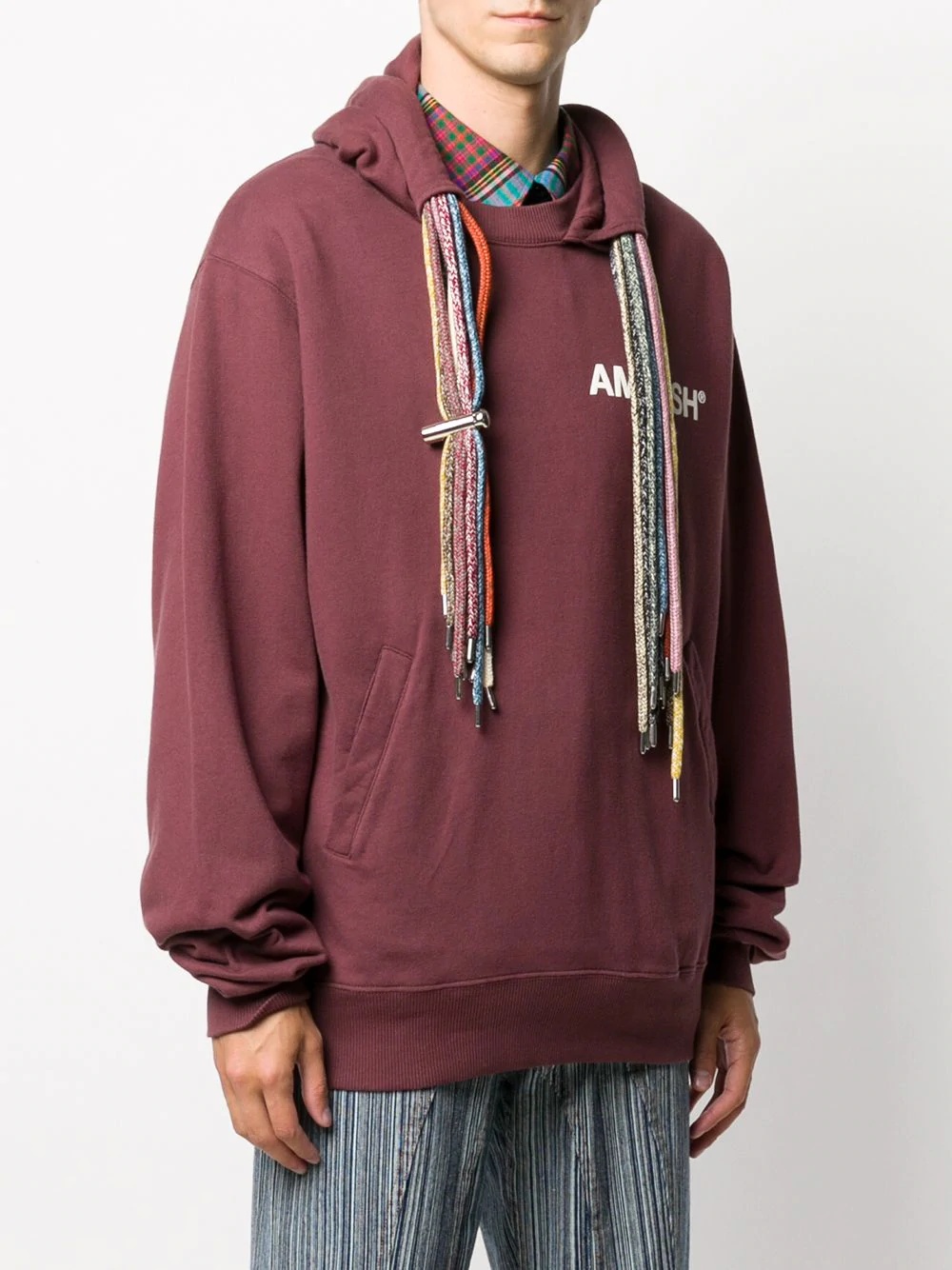 multiple-drawstring hoodie - 4