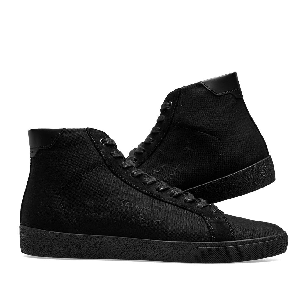 Saint Laurent SL-06 Mid Signature Canvas Sneaker - 7