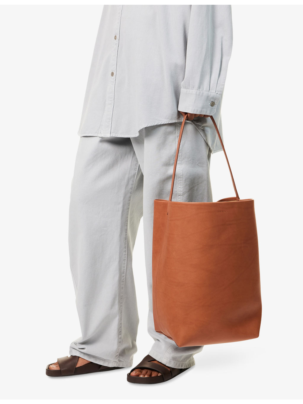 N/S Park Large Leather Tote Bag - 2