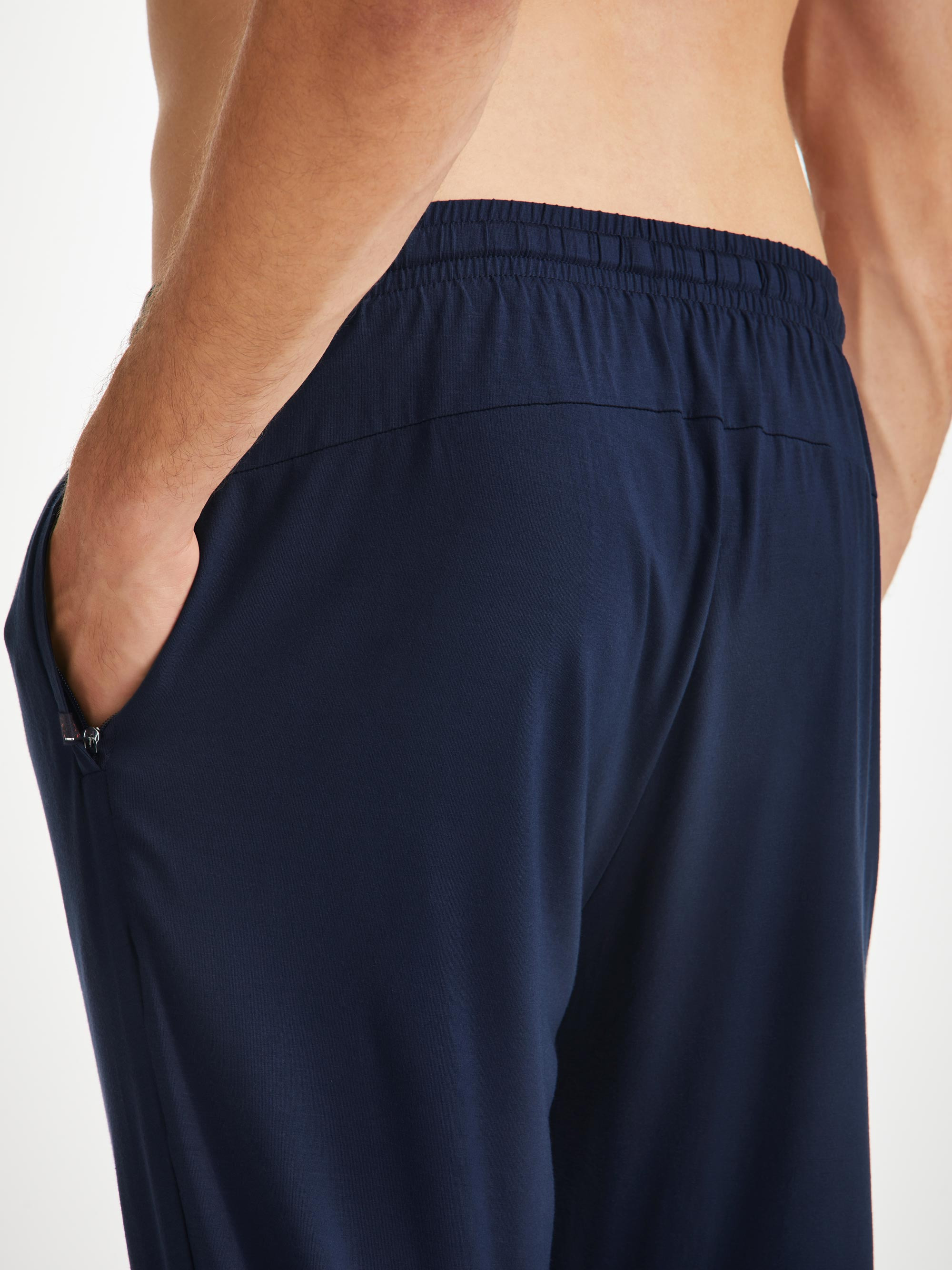Men's Track Pants Basel Micro Modal Stretch Navy - 6