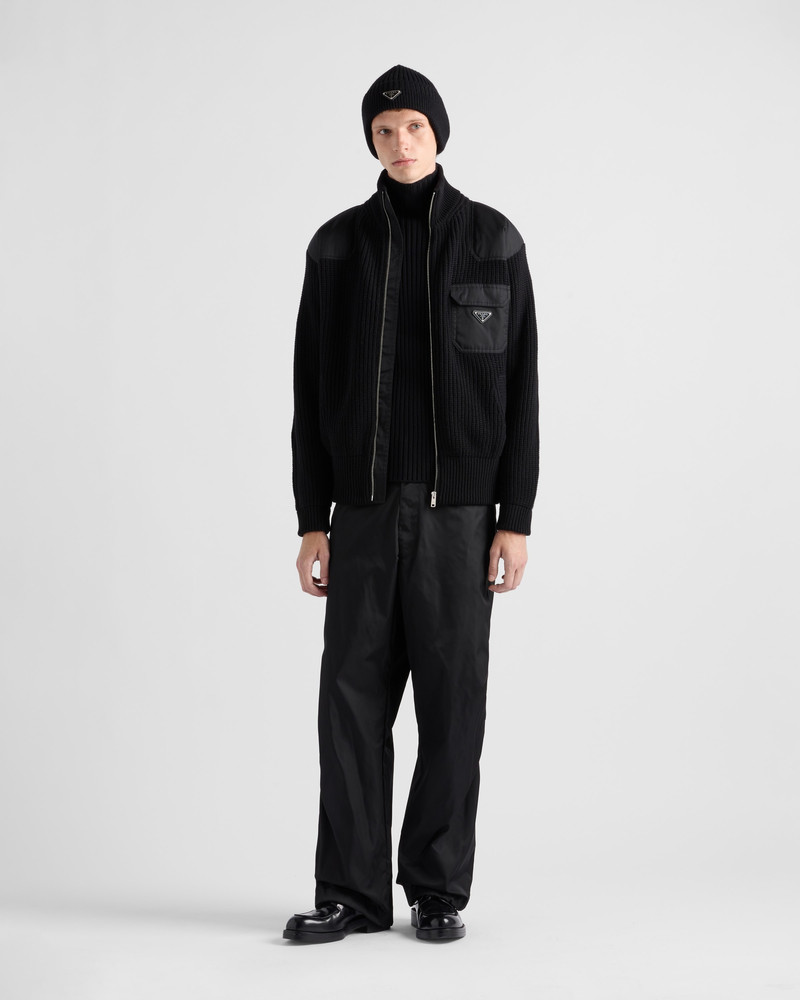Prada Wool mock turtleneck sweater outlook