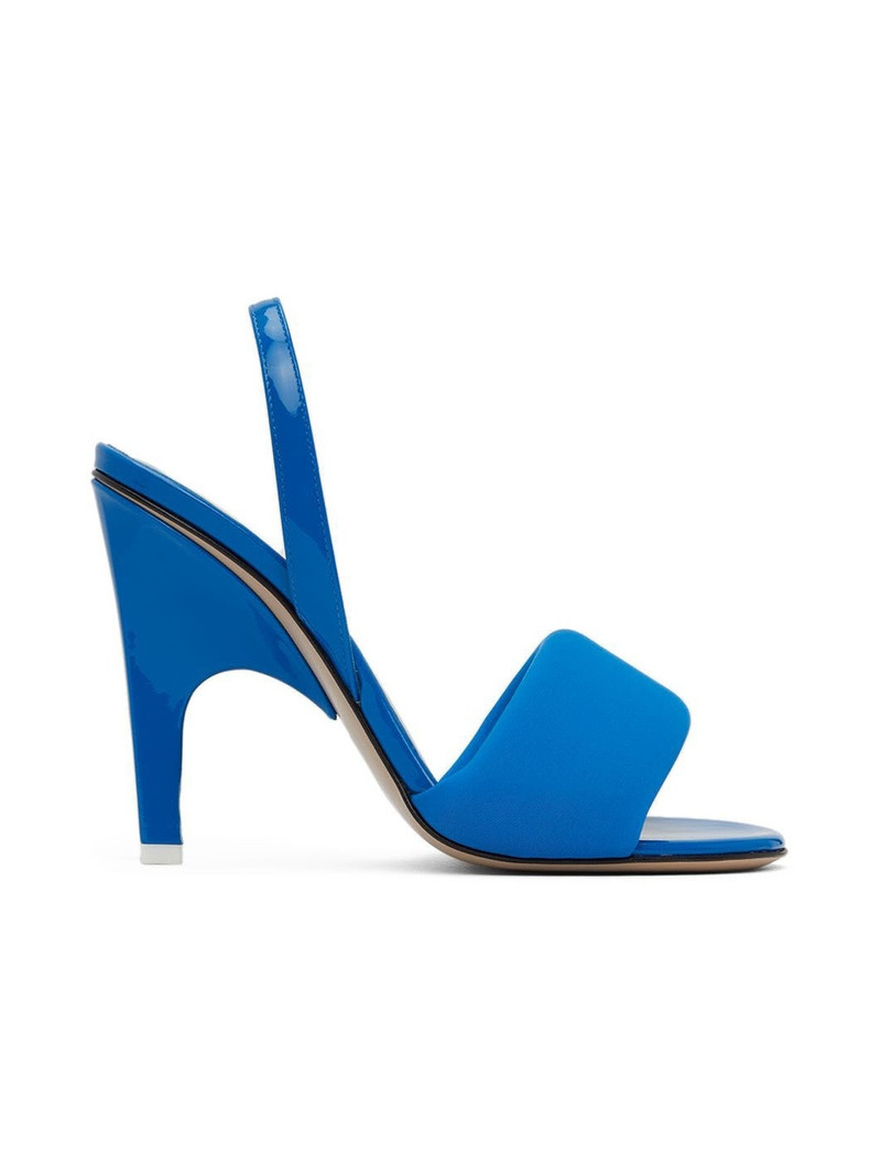 Blue Rem Heeled Sandals 1