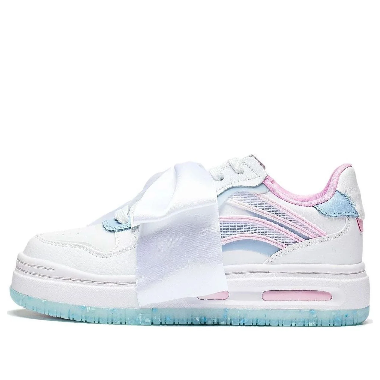 (WMNS) Li-Ning Future C1 Shoes 'White Pink Blue' AGCT038-4 - 1