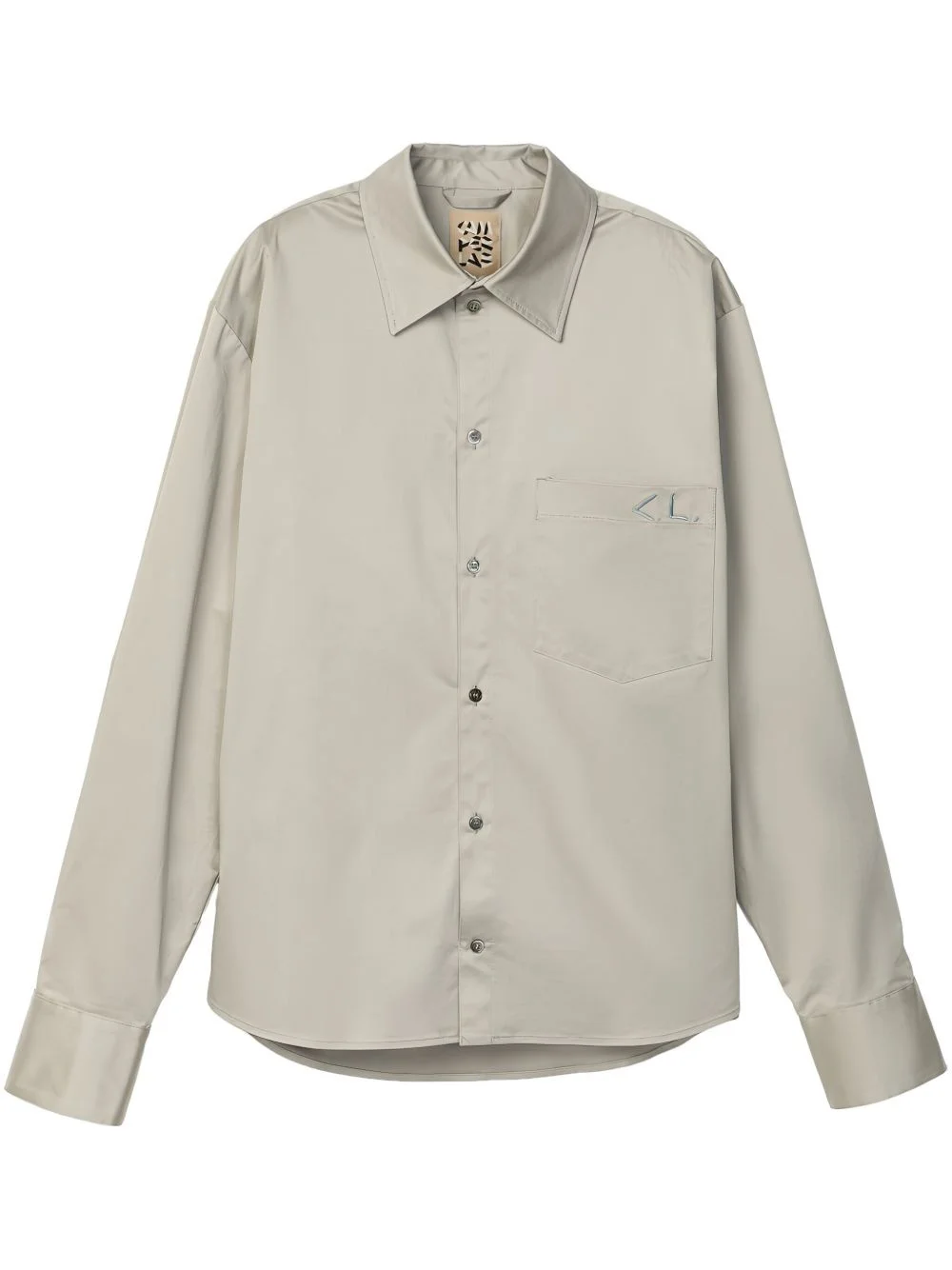 logo-print shirt - 1