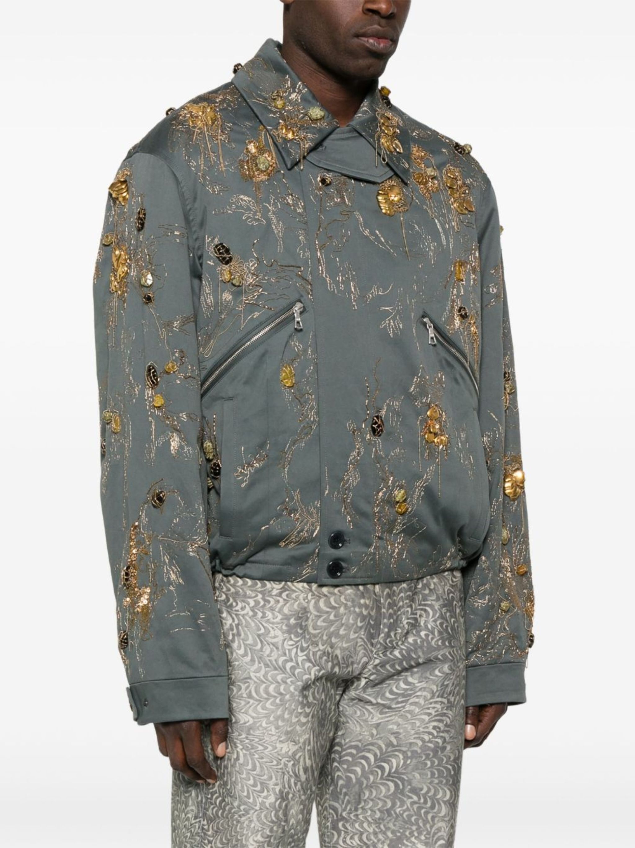 Dries Van Noten Velen biker jacket | REVERSIBLE Dries Van Noten Velen biker jacket | REVERSIBLE
