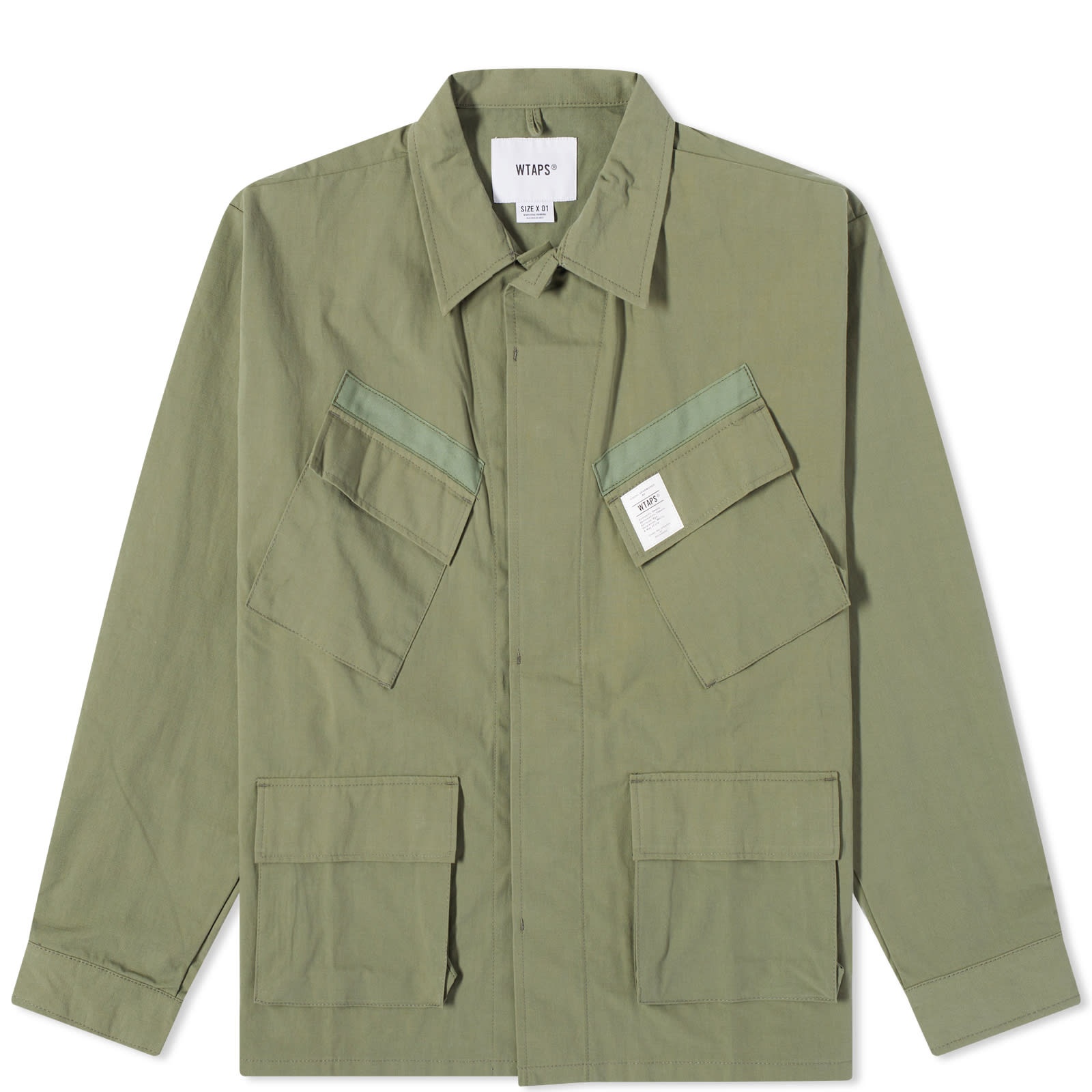 WTAPS WTAPS 19 4 Pocket Shirt Jacket | endclothing | REVERSIBLE