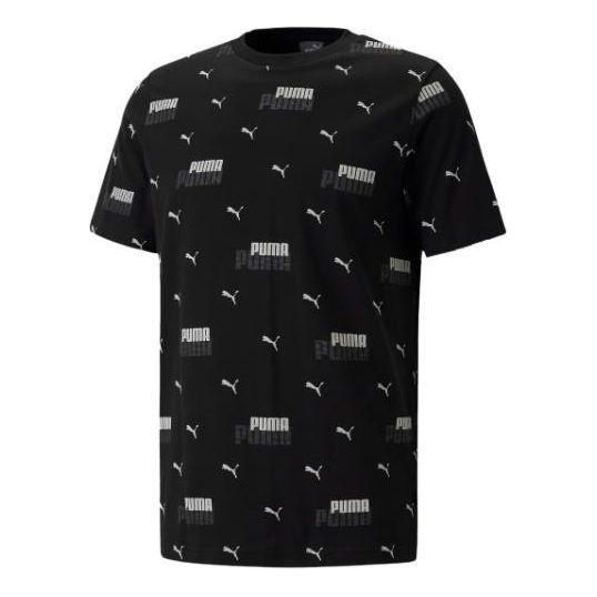 PUMA Essentials Logo Power Printed Tee 'Black' 675681-01 - 1