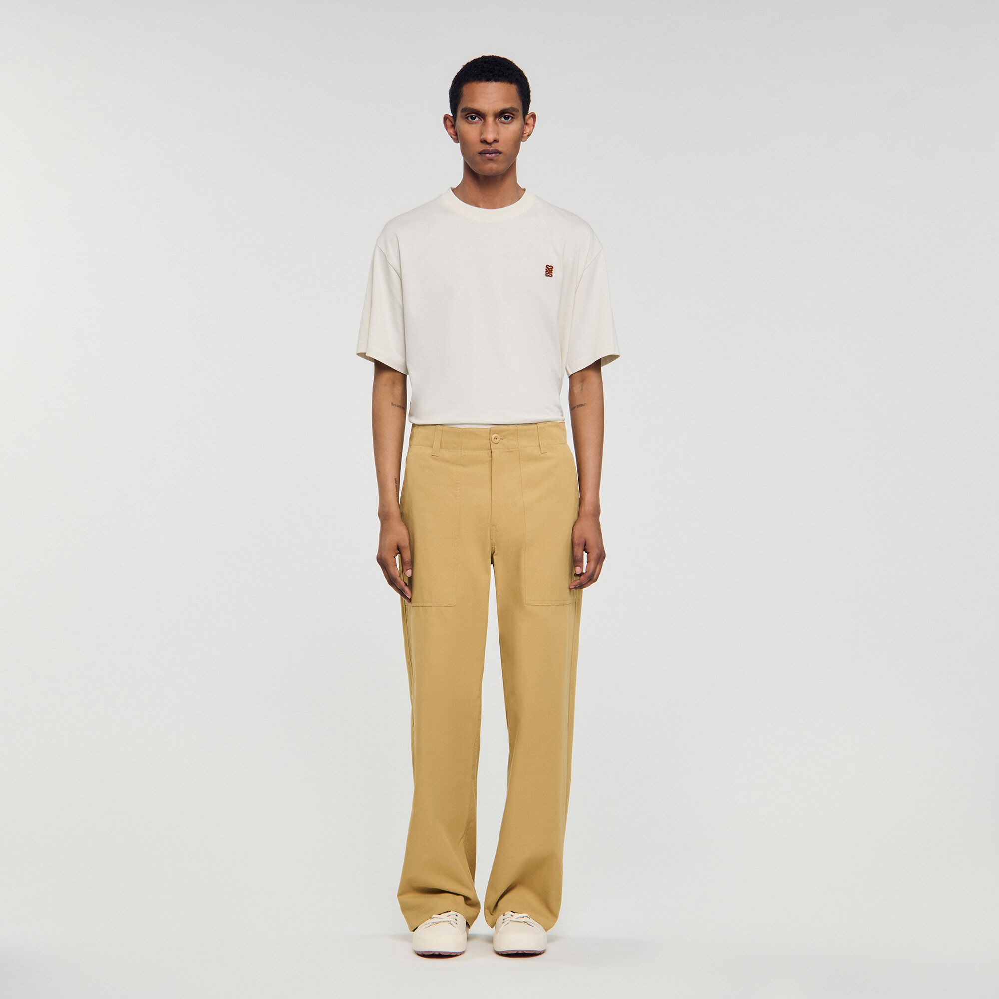 WIDE-LEG COTTON TROUSERS - 2