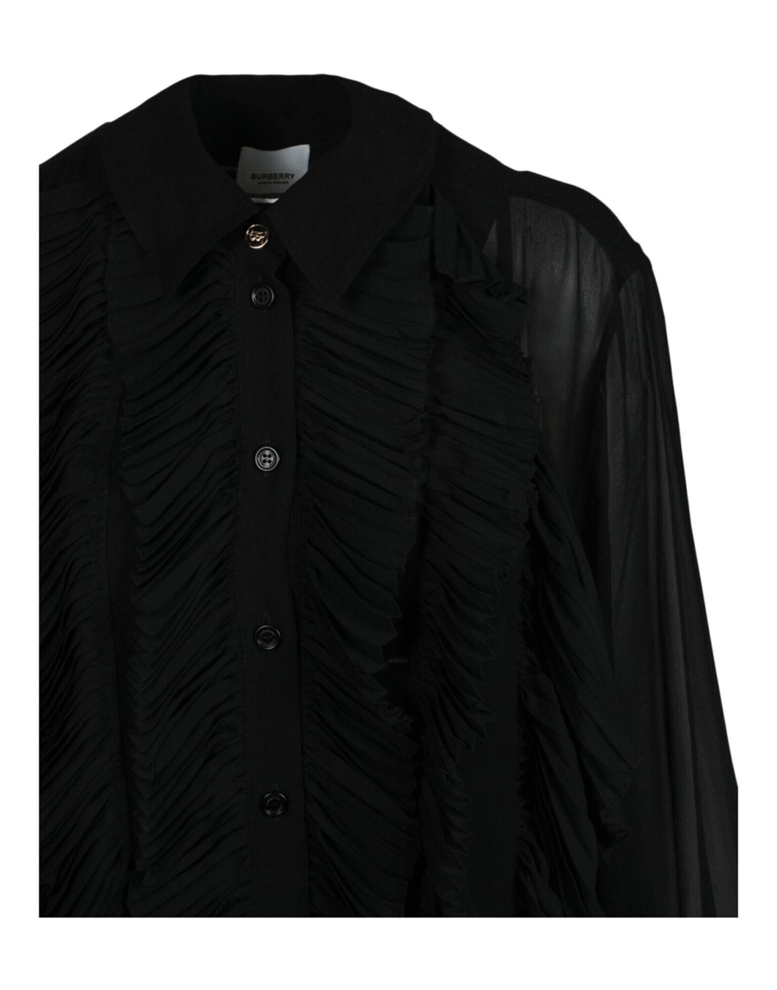 Black Women's Silk Shirts & Blouses - 3