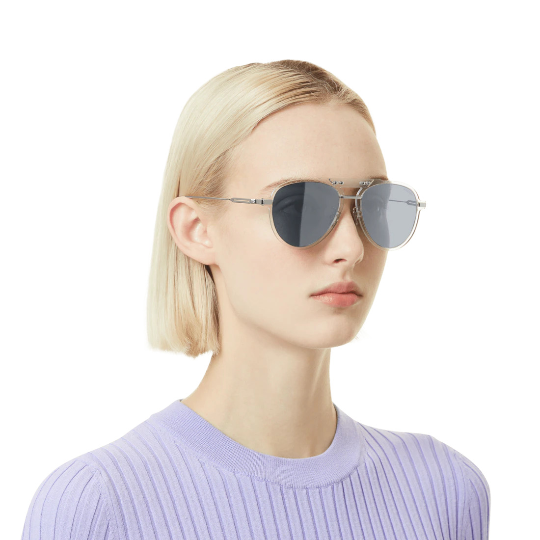 Eyewear Pilot Transparent Sunglasses - 2