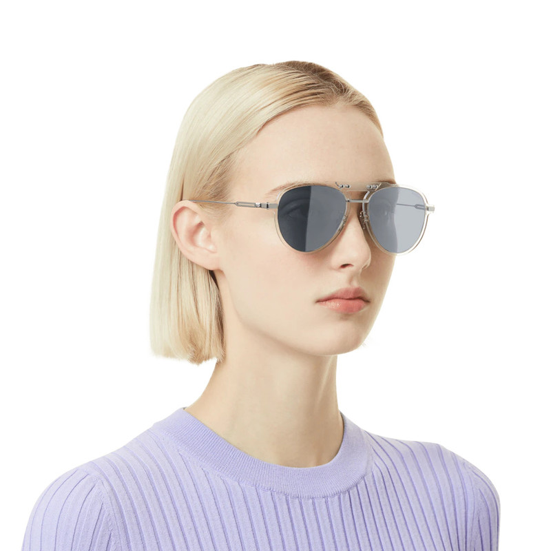 RIMOWA Eyewear Pilot Transparent Sunglasses outlook
