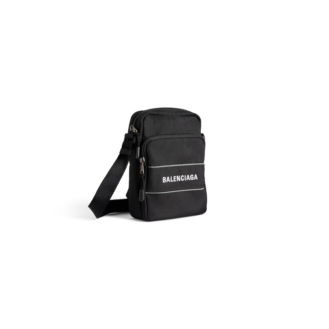 Men's Sport Small Messenger Bag in Black/white - 2