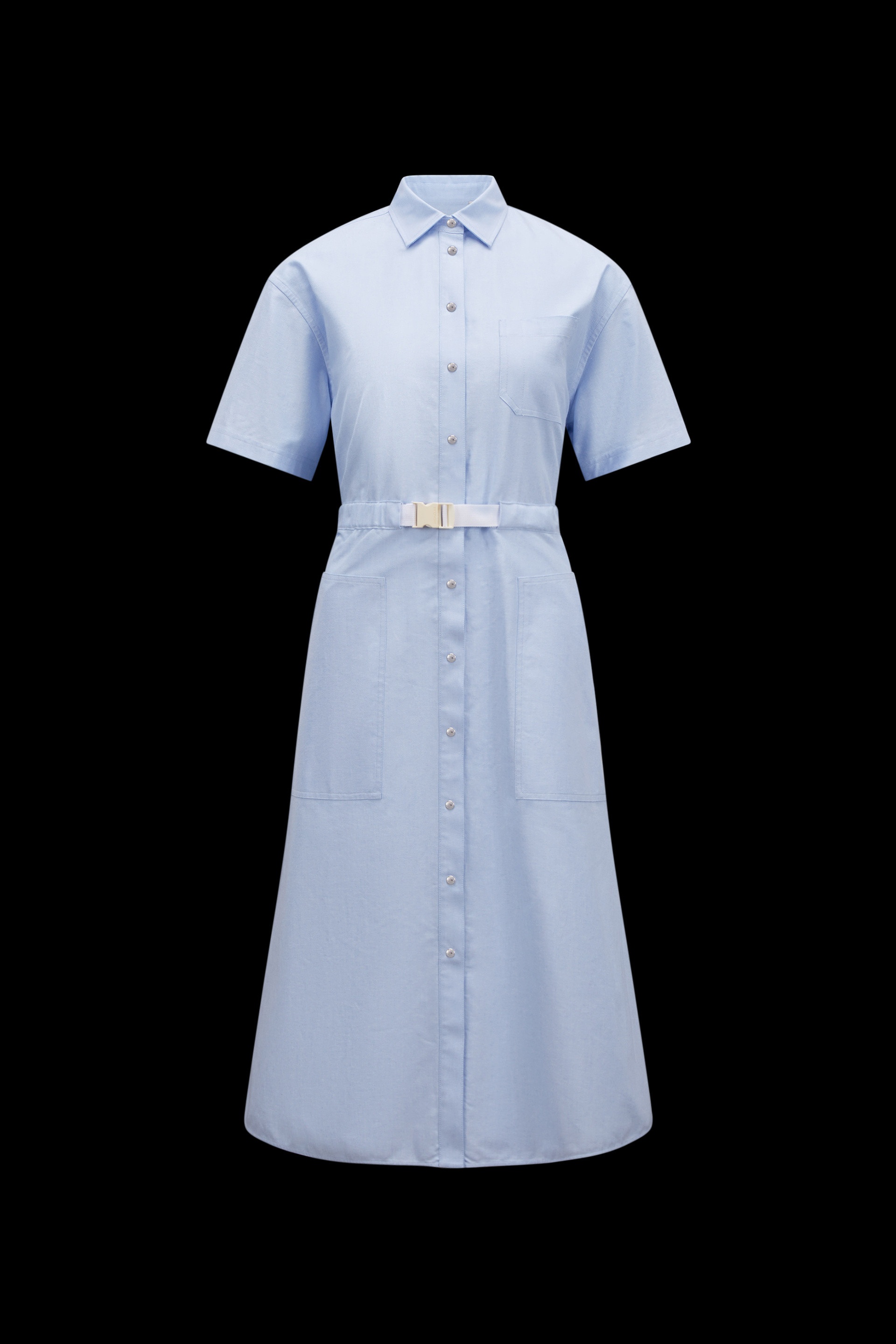 Cotton Shirt Dress - 1