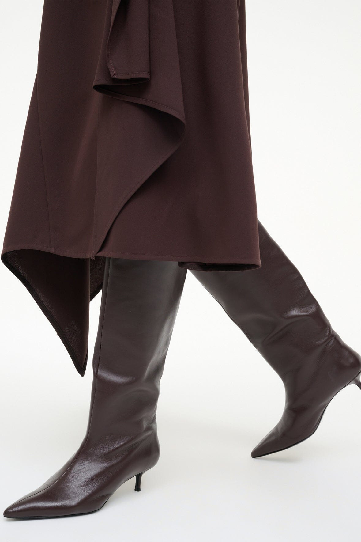 STAUD SEBASTIAN KITTEN HEEL BOOT ESPRESSO - 4