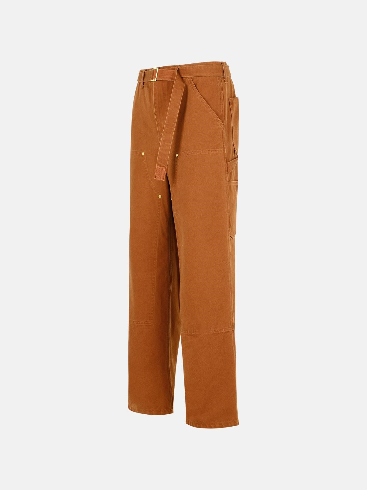 'CARHARTT WORK IN PROGRESS' BROWN COTTON PANTS - 2