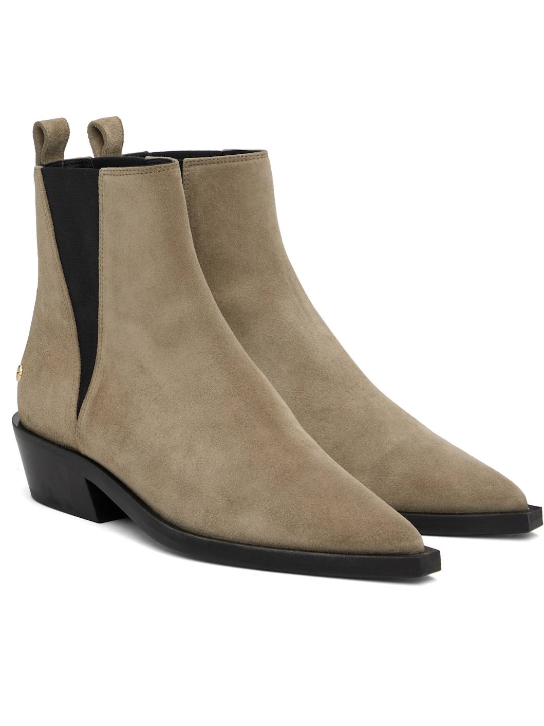 Taupe Bekah Flat Boots - 4