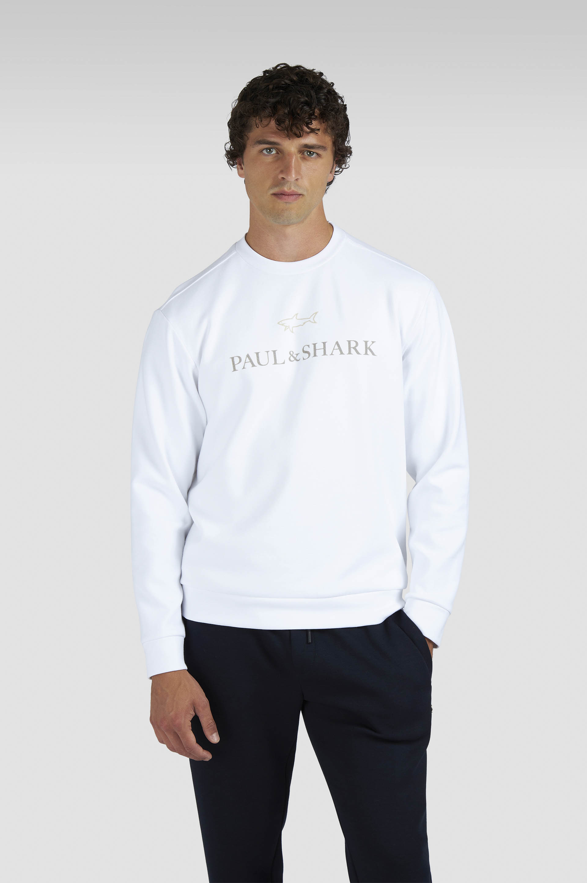 X-SOFT COTTON SWEATSHIRT WITH LOGO PRINT - 6