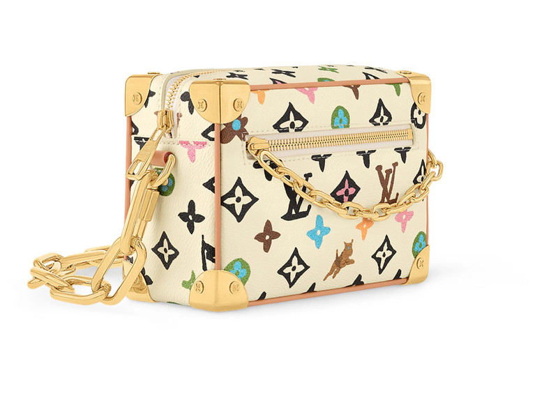 Louis Vuitton Louis Vuitton by Tyler, the Creator Mini Soft Trunk Vanilla Craggy Monogram outlook