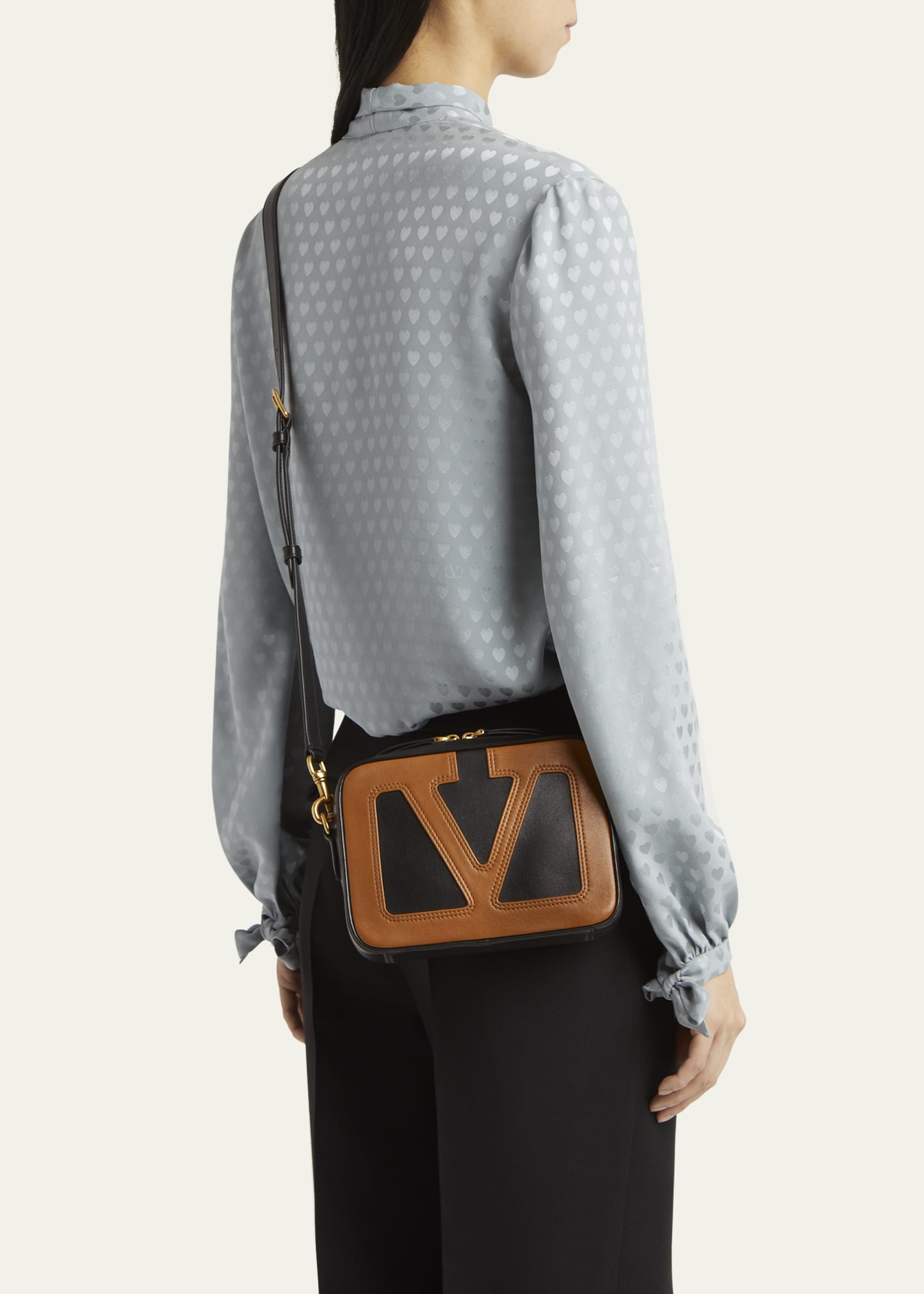 Viva Superstar VLOGO Leather Crossbody Bag - 2