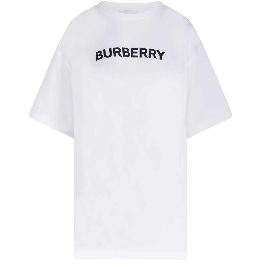 Burberry Logo Print Cotton Oversized T-shirt 24s REVERSIBLE