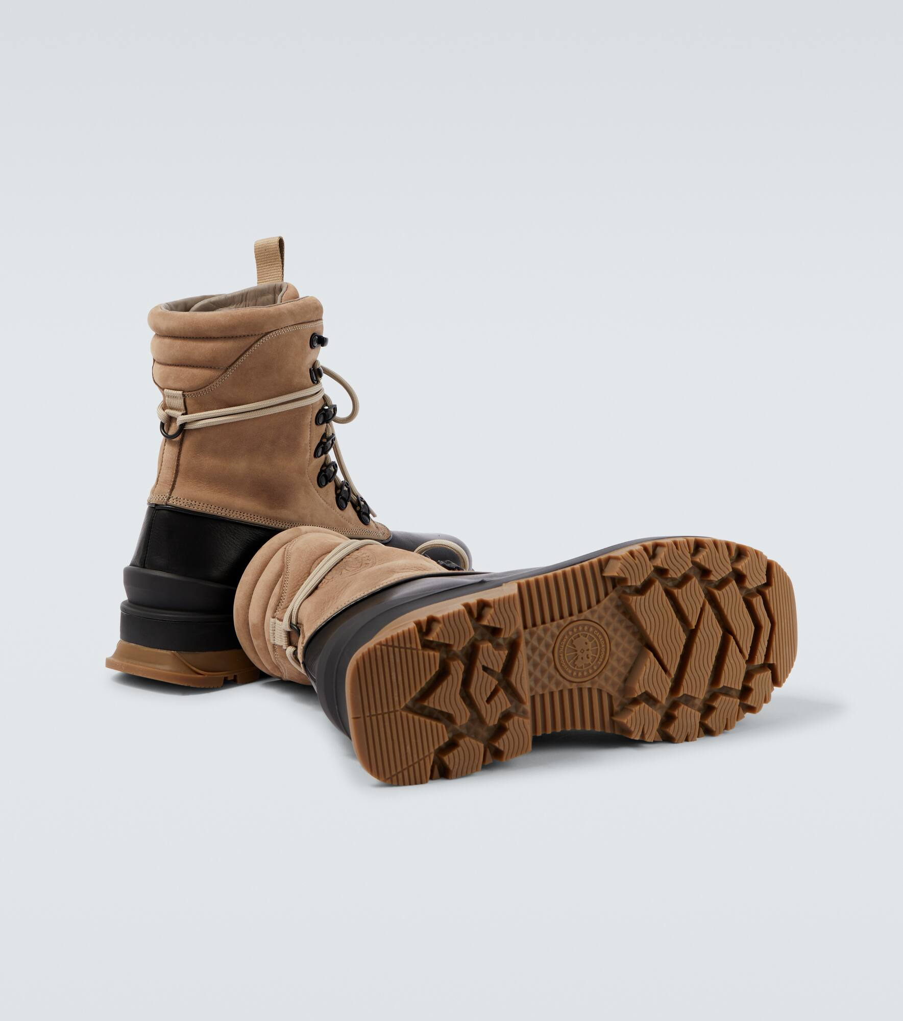 Leo suede and leather ankle boots - 7
