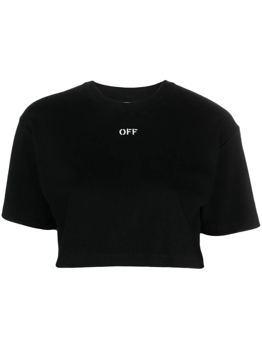 `Off Stamp` Cropped T-Shirt - 1