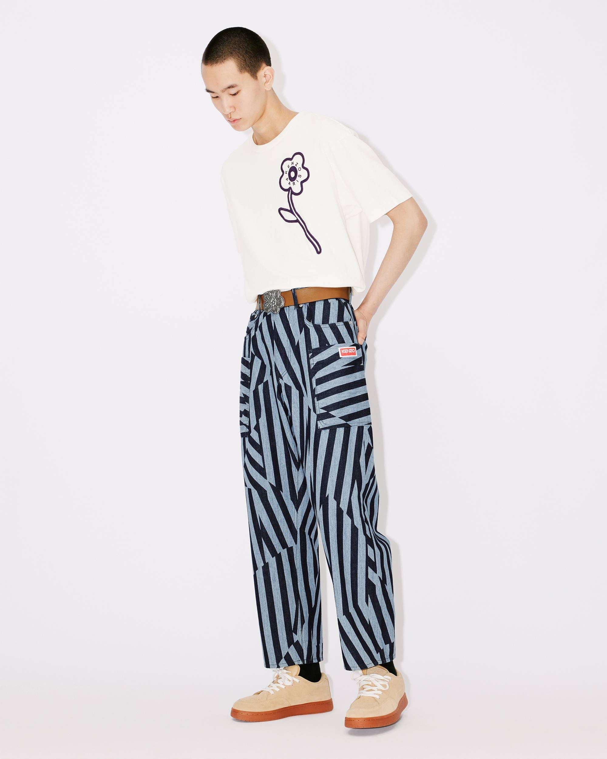 KENZO Dazzle Stripe cargo jeans - 3