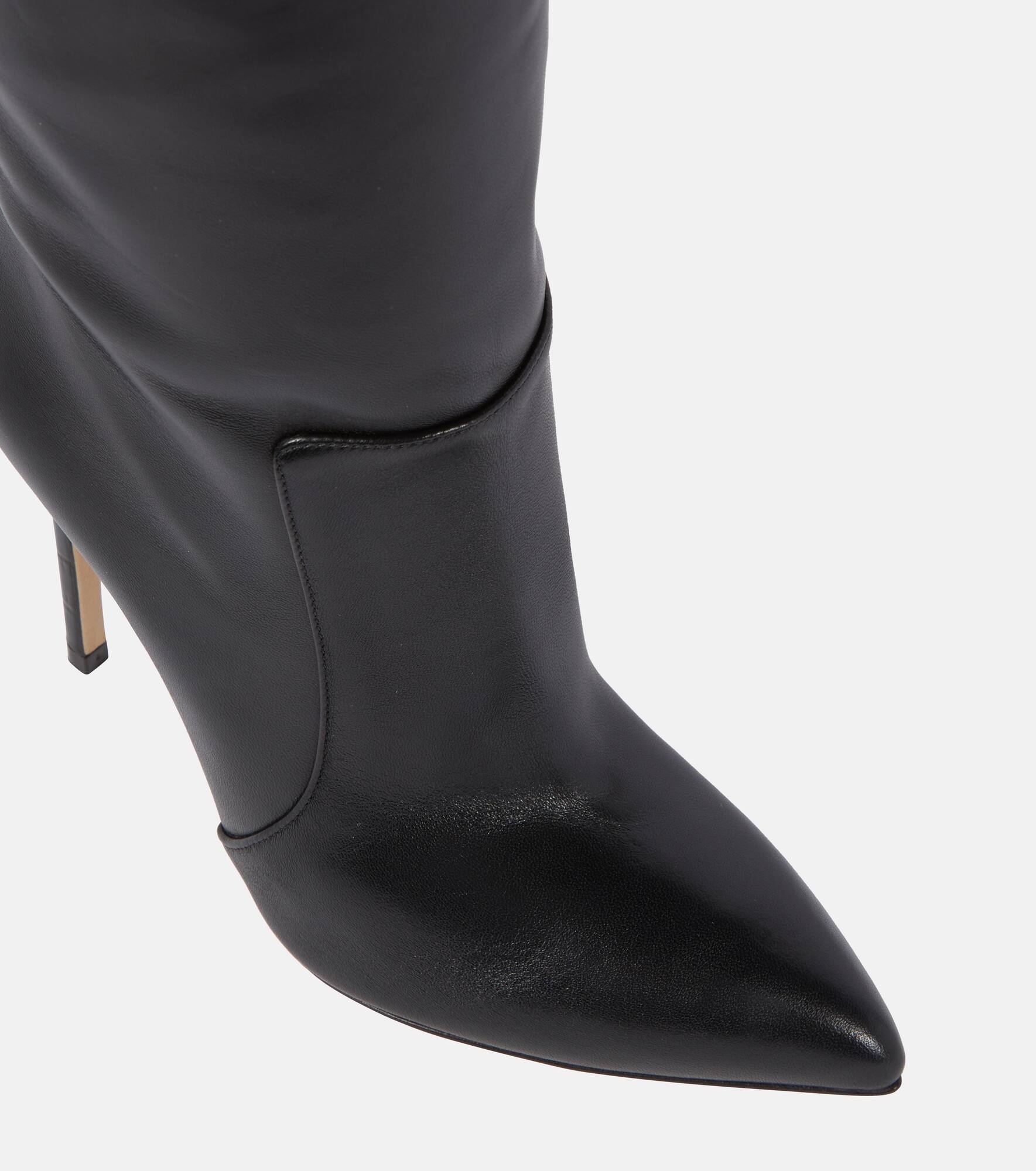 Leather knee-high boots - 6