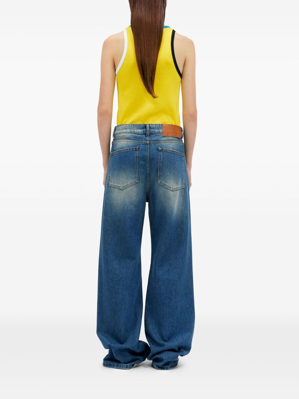 wide-leg jeans - 4