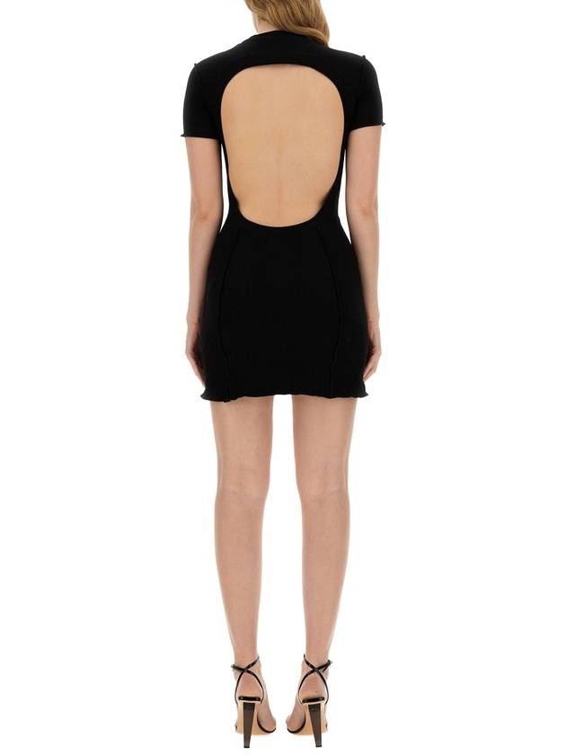 ワンピース PALM ANGELS Woman Dress Black PWDB055S24FAB001 1003 Palm Angels Short One Piece PWDB055S24FAB001 1003 | balaan