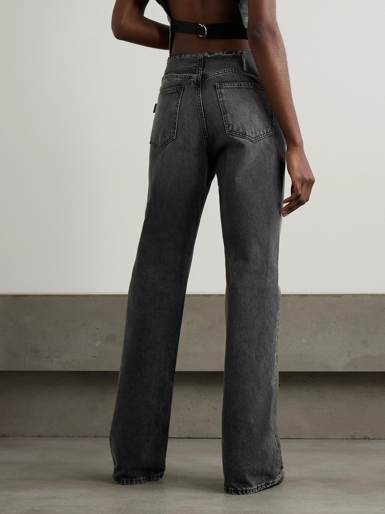 Korea Wb Distressed Boyfriend Jeans - 3