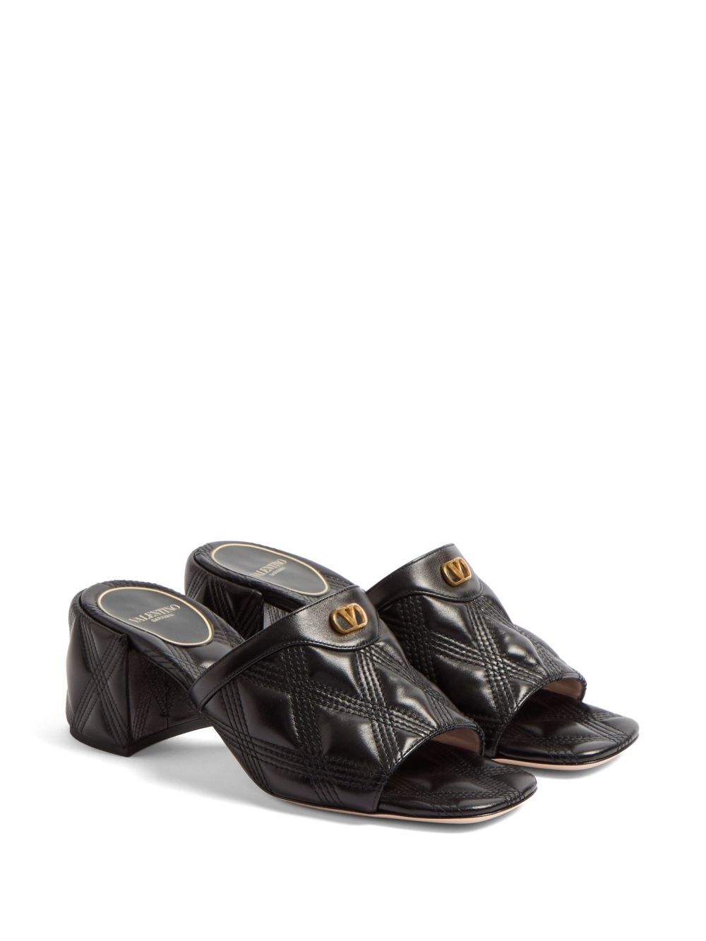 VLogo Signature quilted sandals - 2
