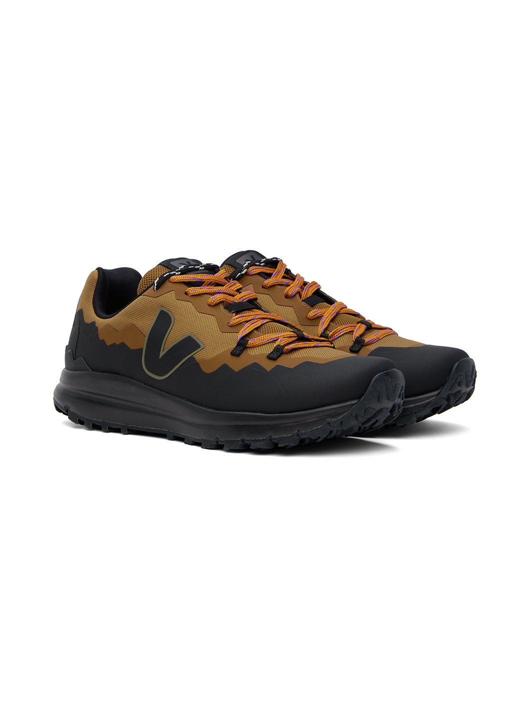 Brown & Black Fitz Roy Trek-Shell Sneakers - 4