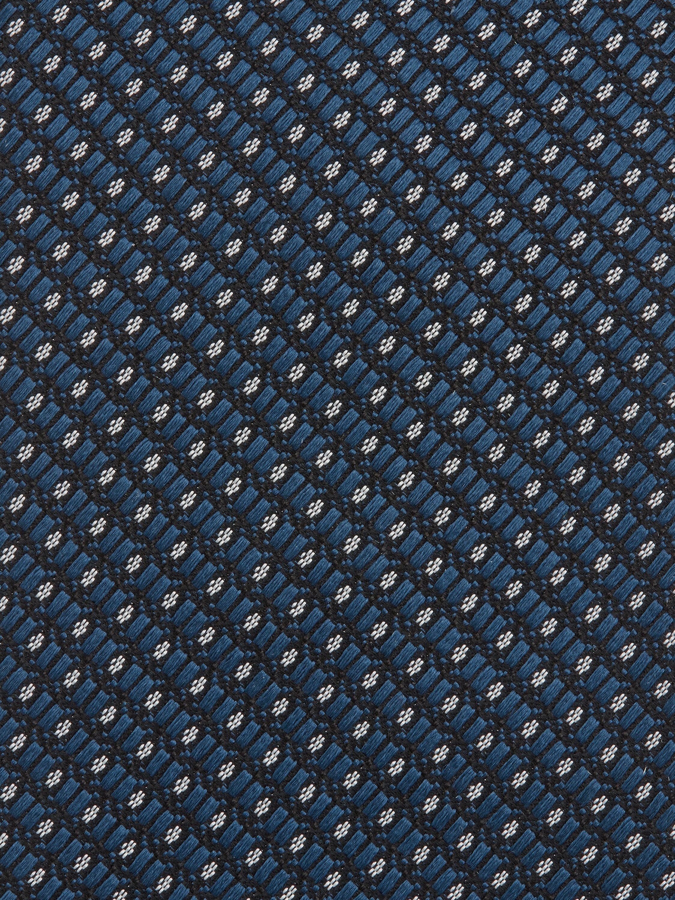 TEAL BLUE SILK TIE - 2