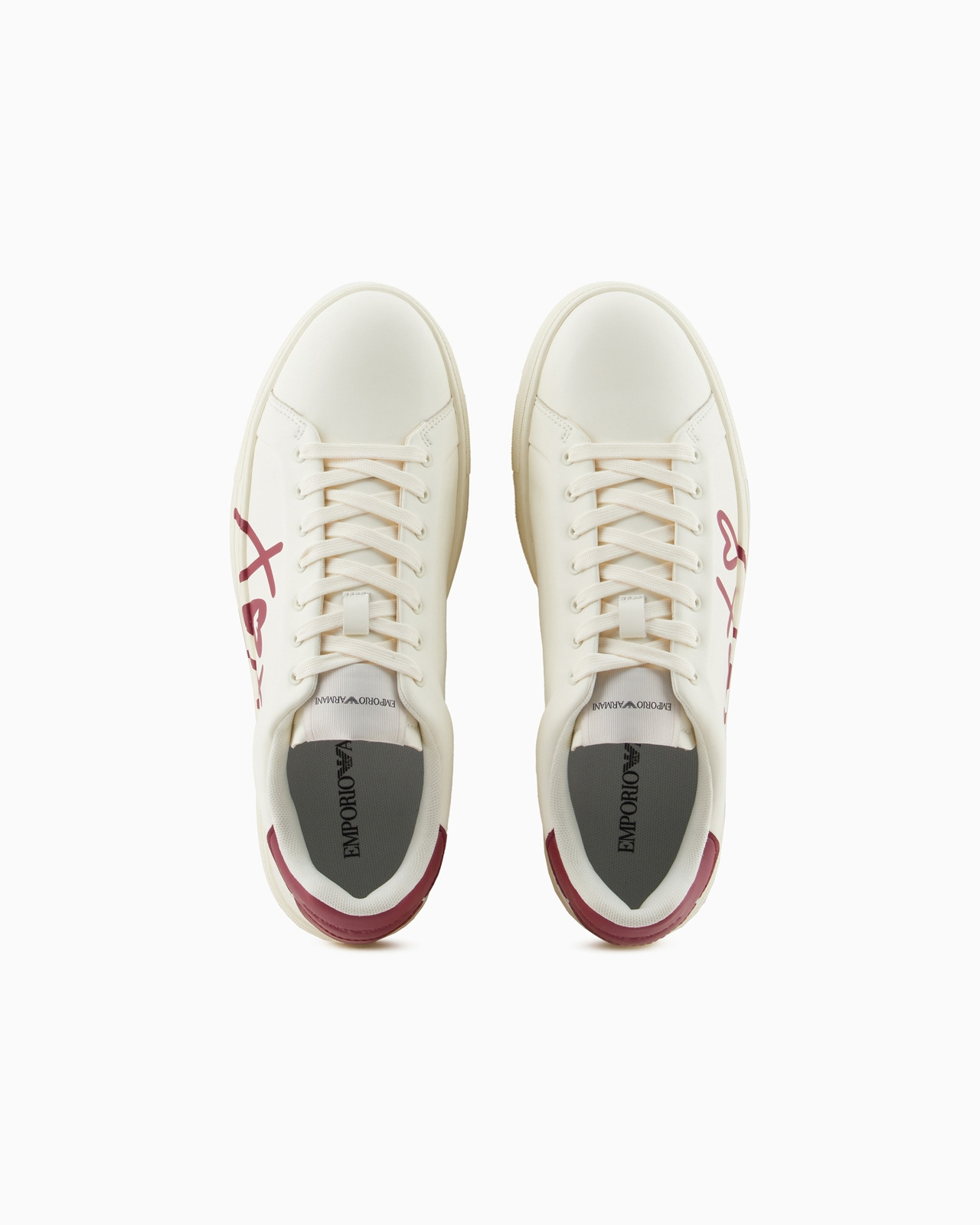 Leather sneakers with XOXO logo - 3