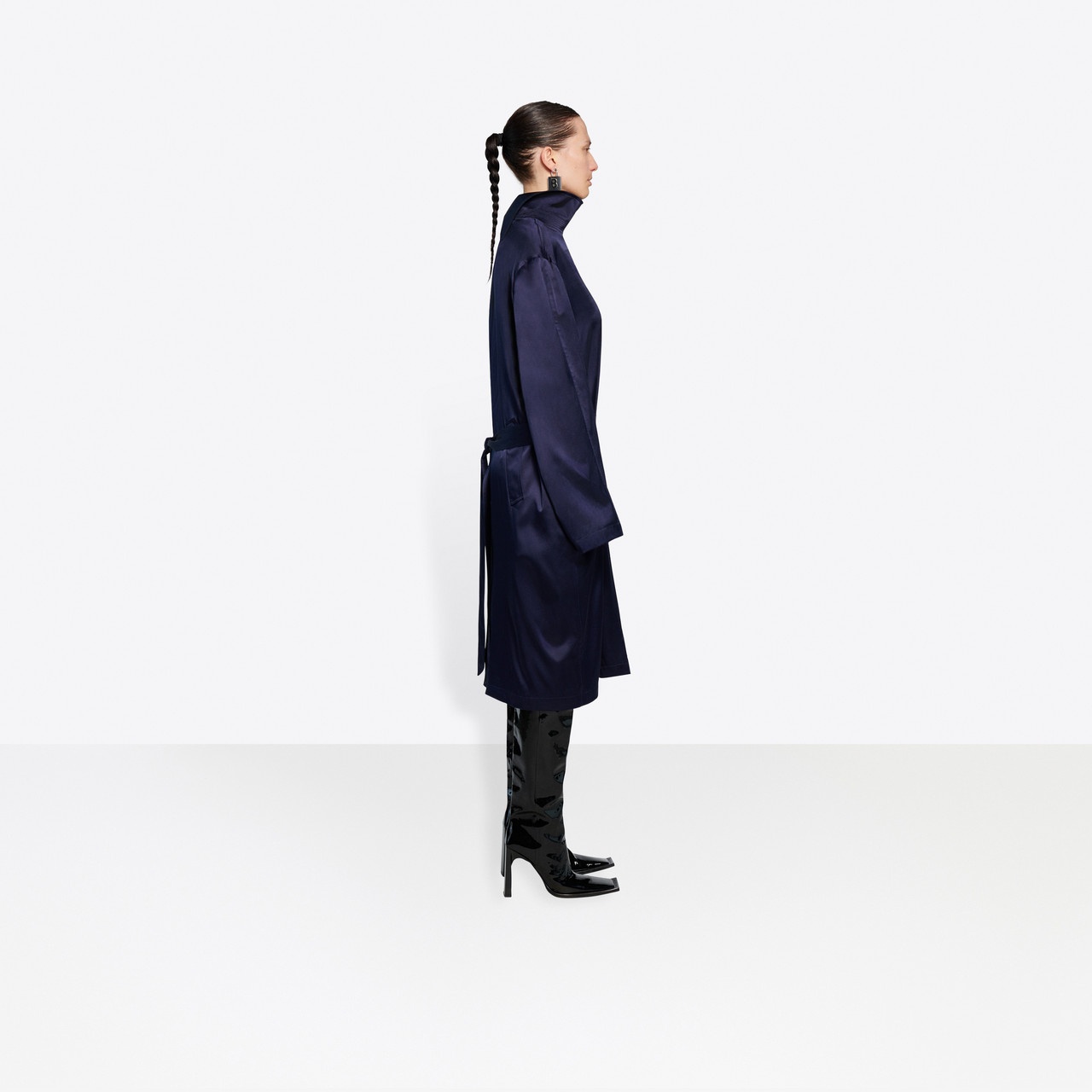 Back To Front Trench Dress - 4