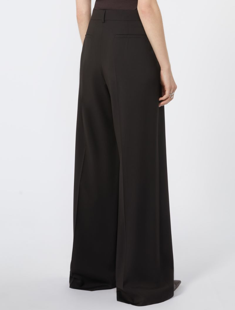 Oversized stretch wool trousers - 4