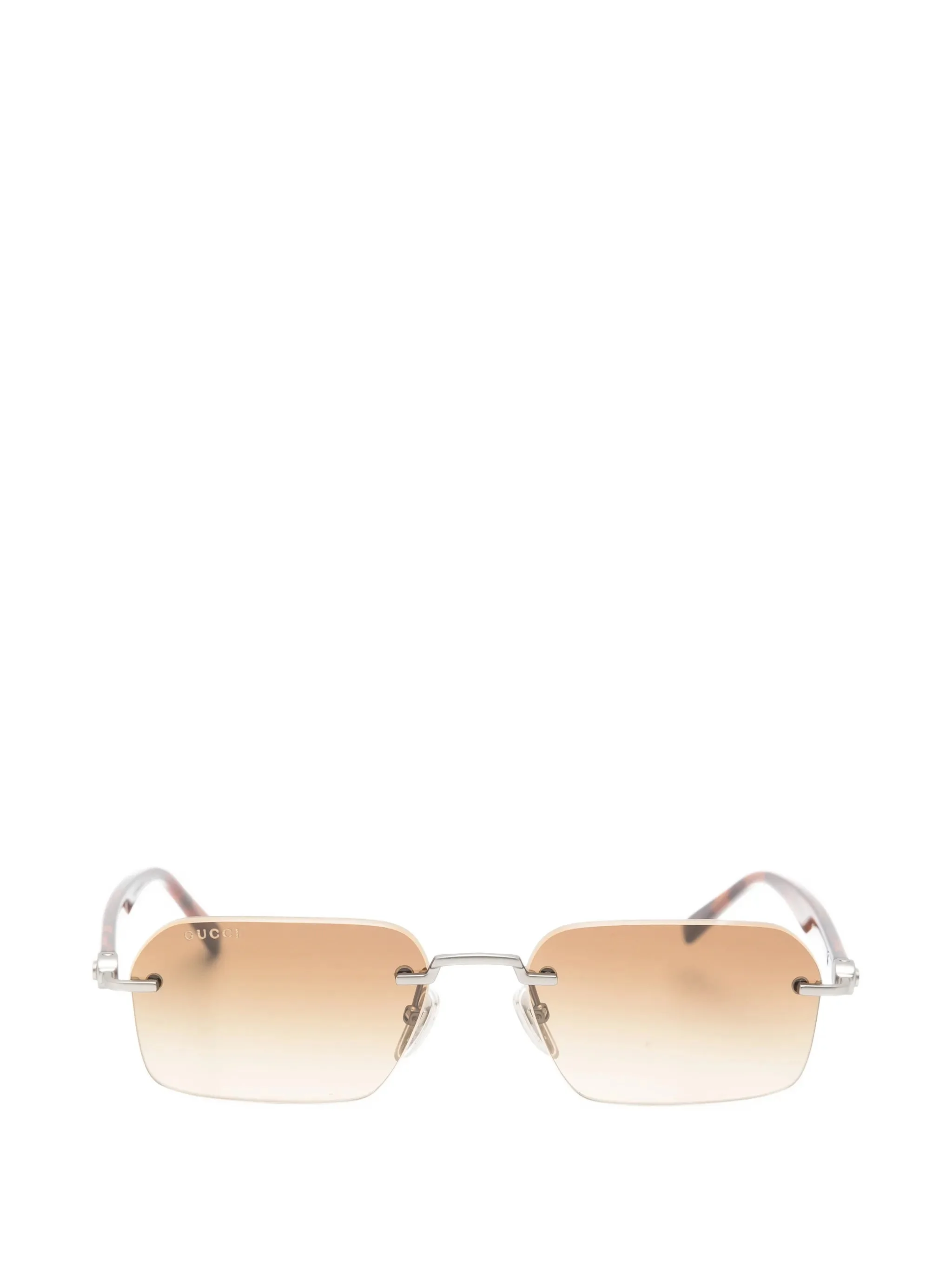 Gucci Rimless Rectangle-frame Sunglasses - 1