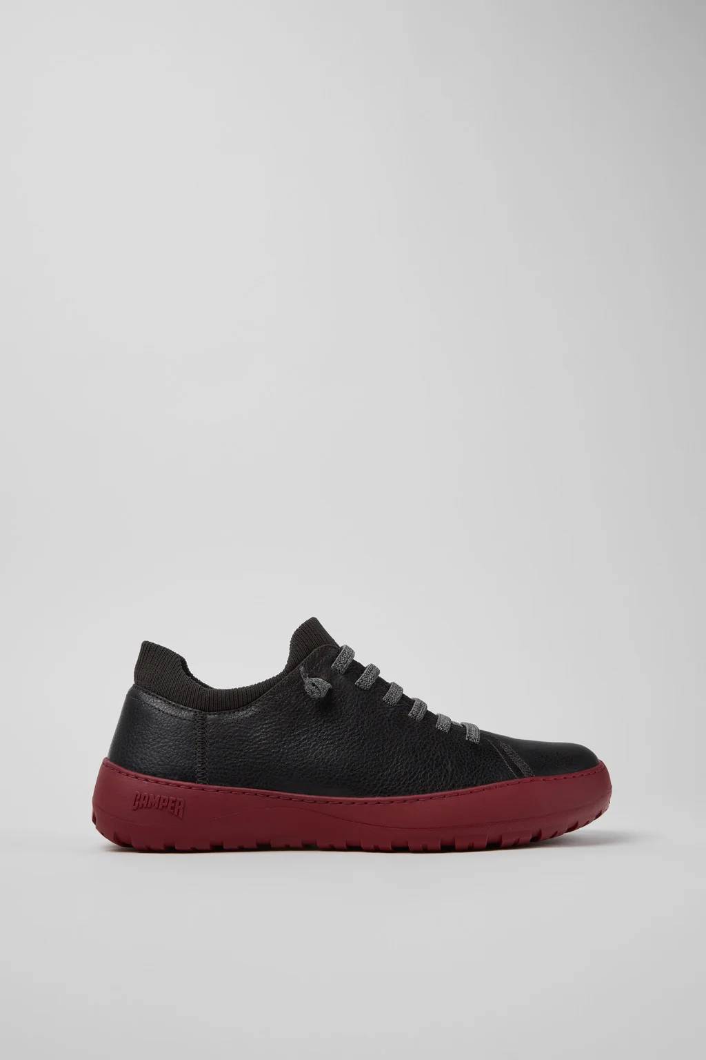 Peu Serra Gray Leather and Textile Shoes for Men. - 1