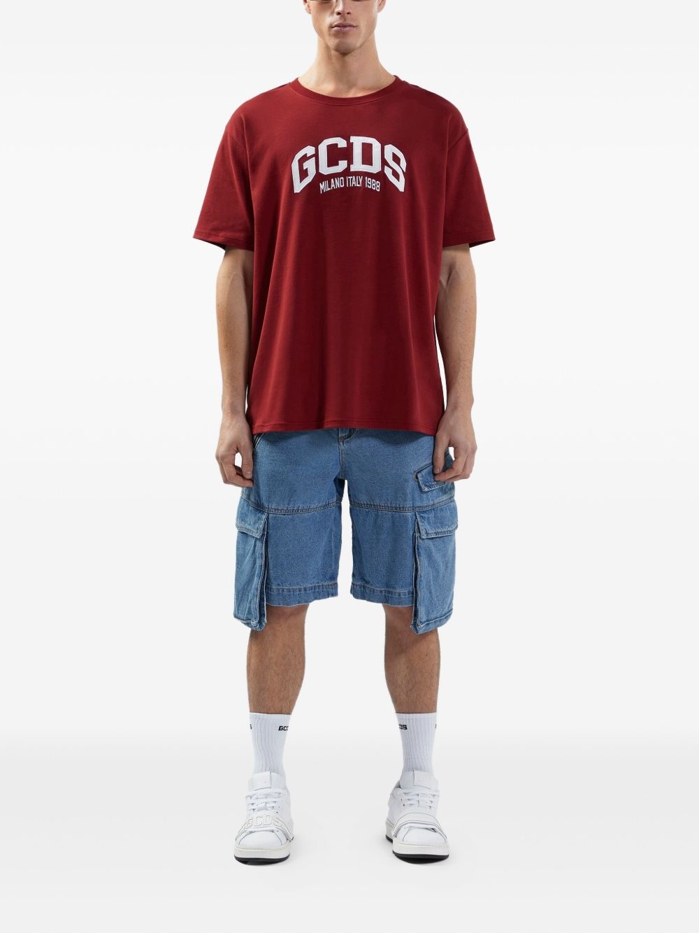logo-print T-shirt - 3