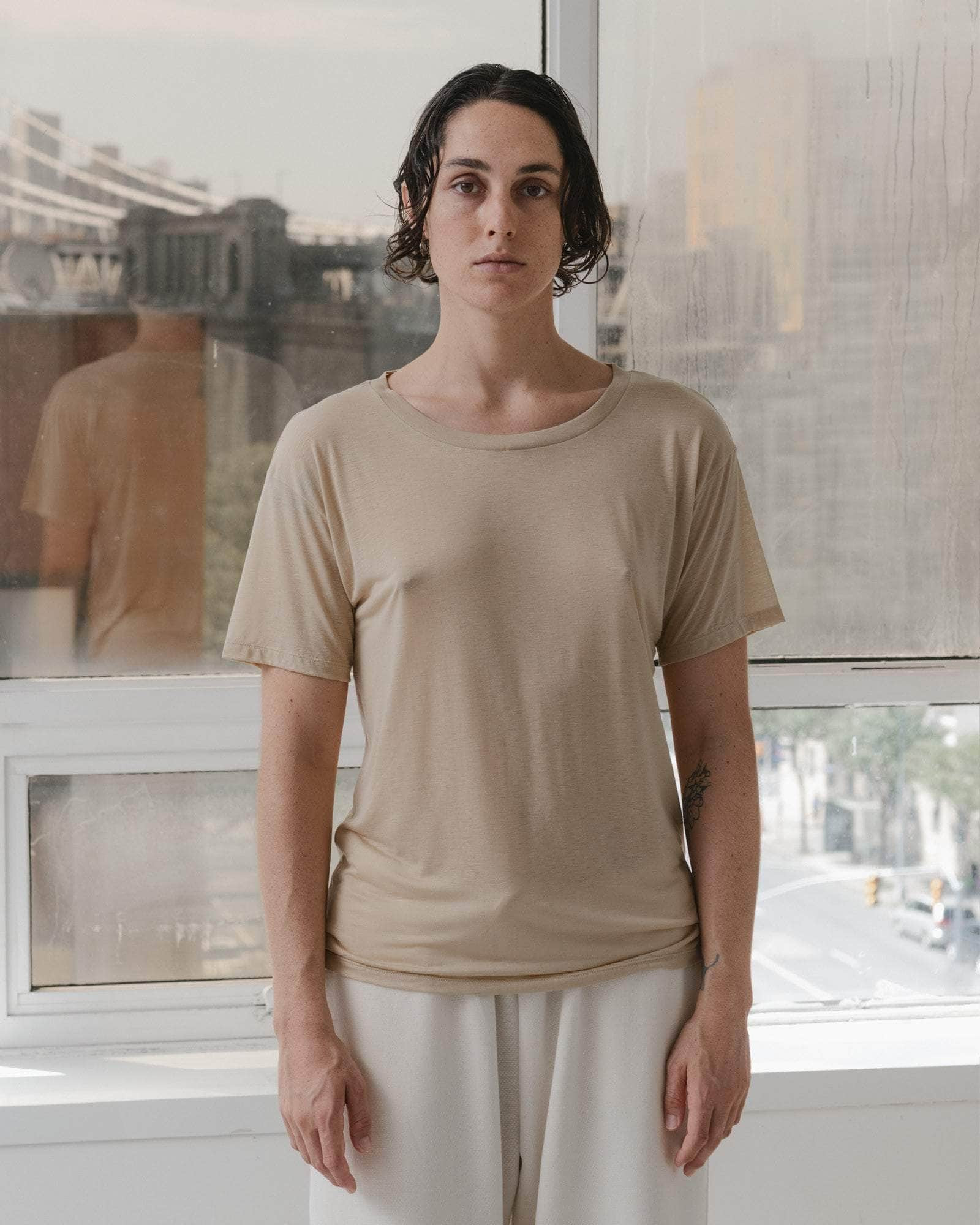 Loose Tee Shirt - Bamboo Lyocell - 2