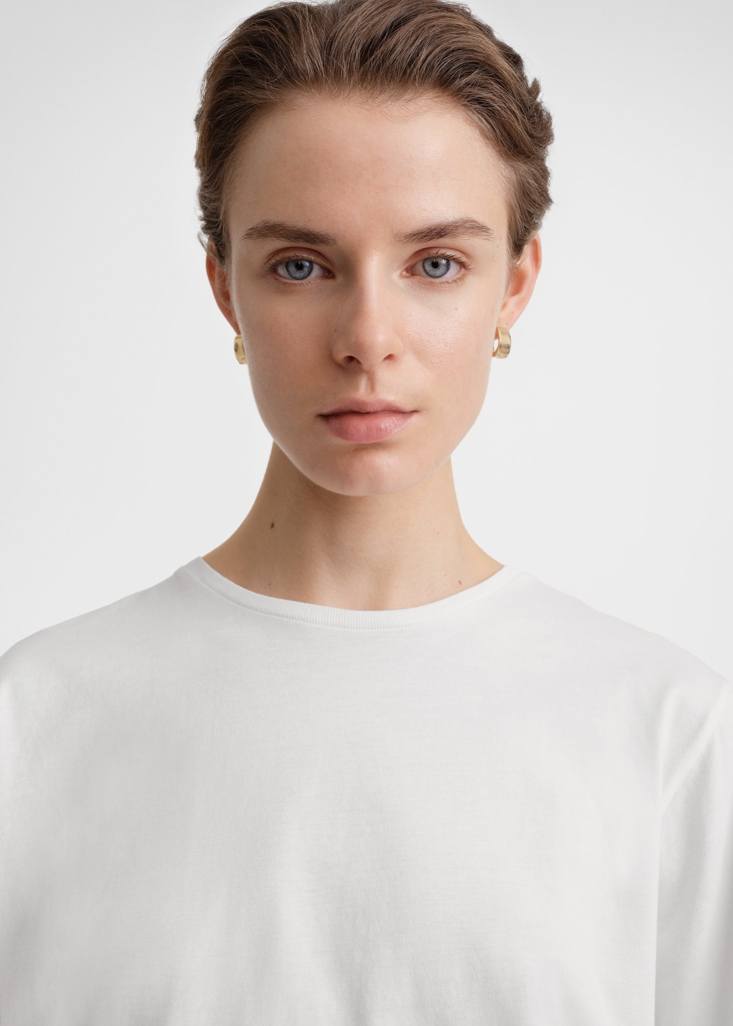 Oversized cotton tee off-white - 5