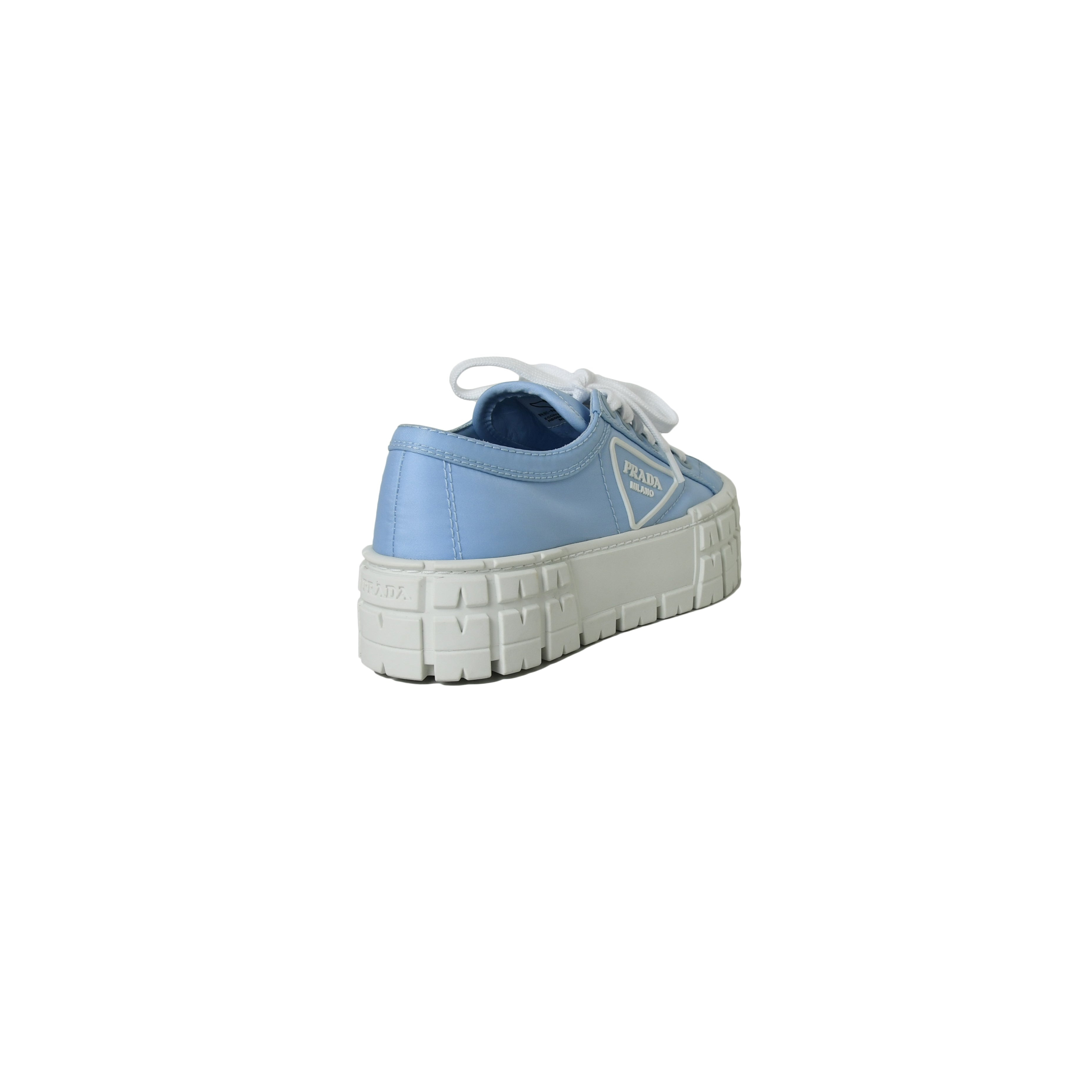 Prada Calzature Donna Nylon Gabardine 1 Cielo Blue - 3