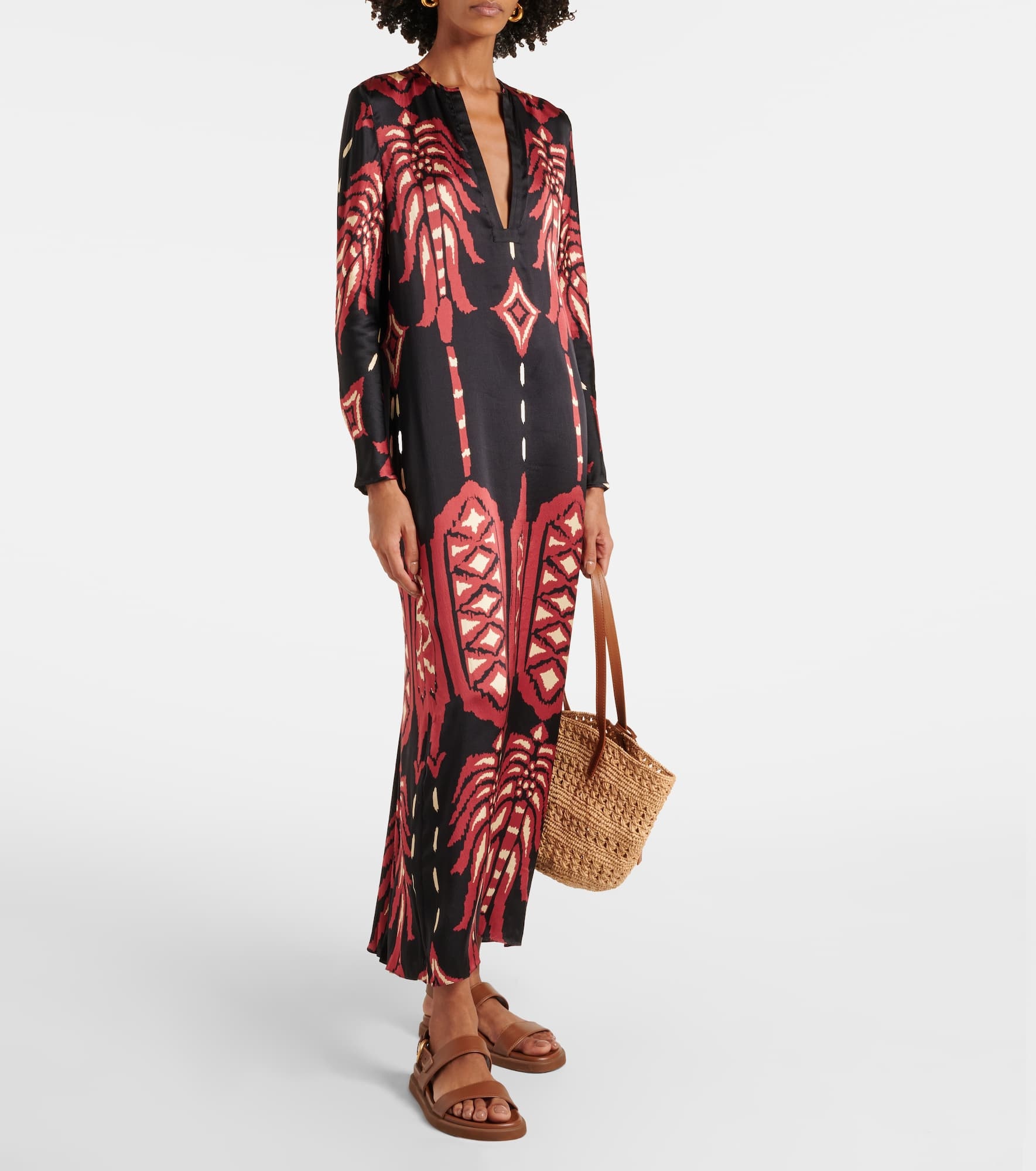 Printed silk tunic - 2