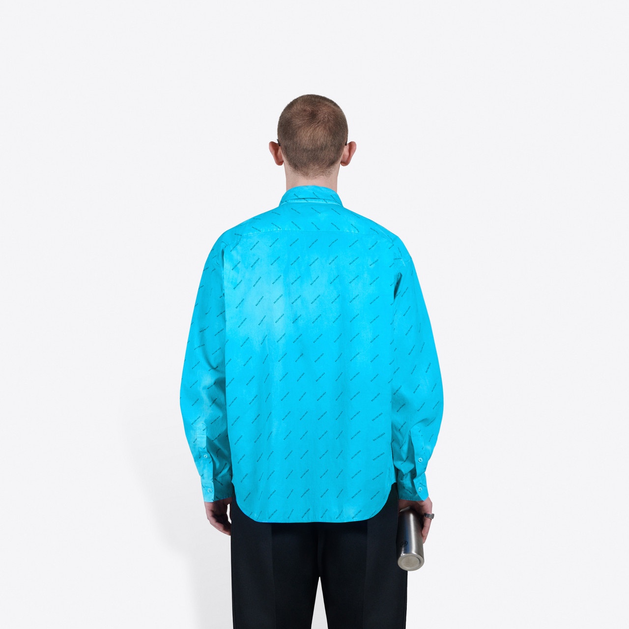 Allover Logo Large Fit Shirt - 5