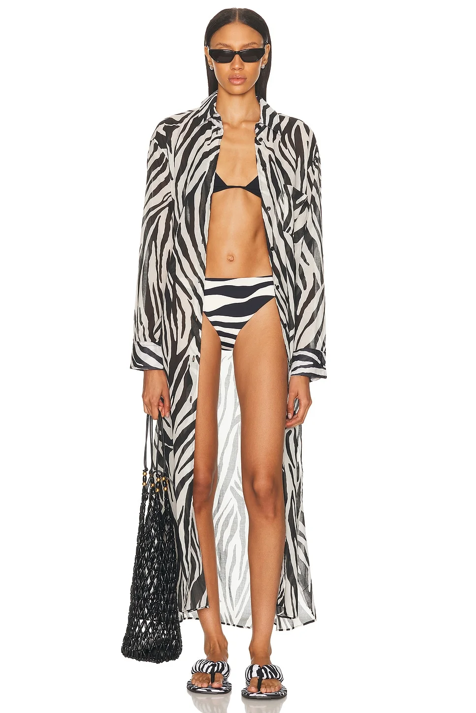 Whitelotus Maxi Shirt Dress - 1